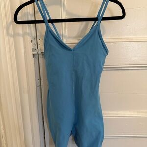 ALO Yoga Alosoft Suns Out Onesie - Azure Blue